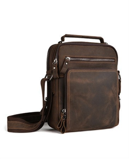 Leather Backpack Vintage - Vintage Wild Horse lederen schoudertas voor