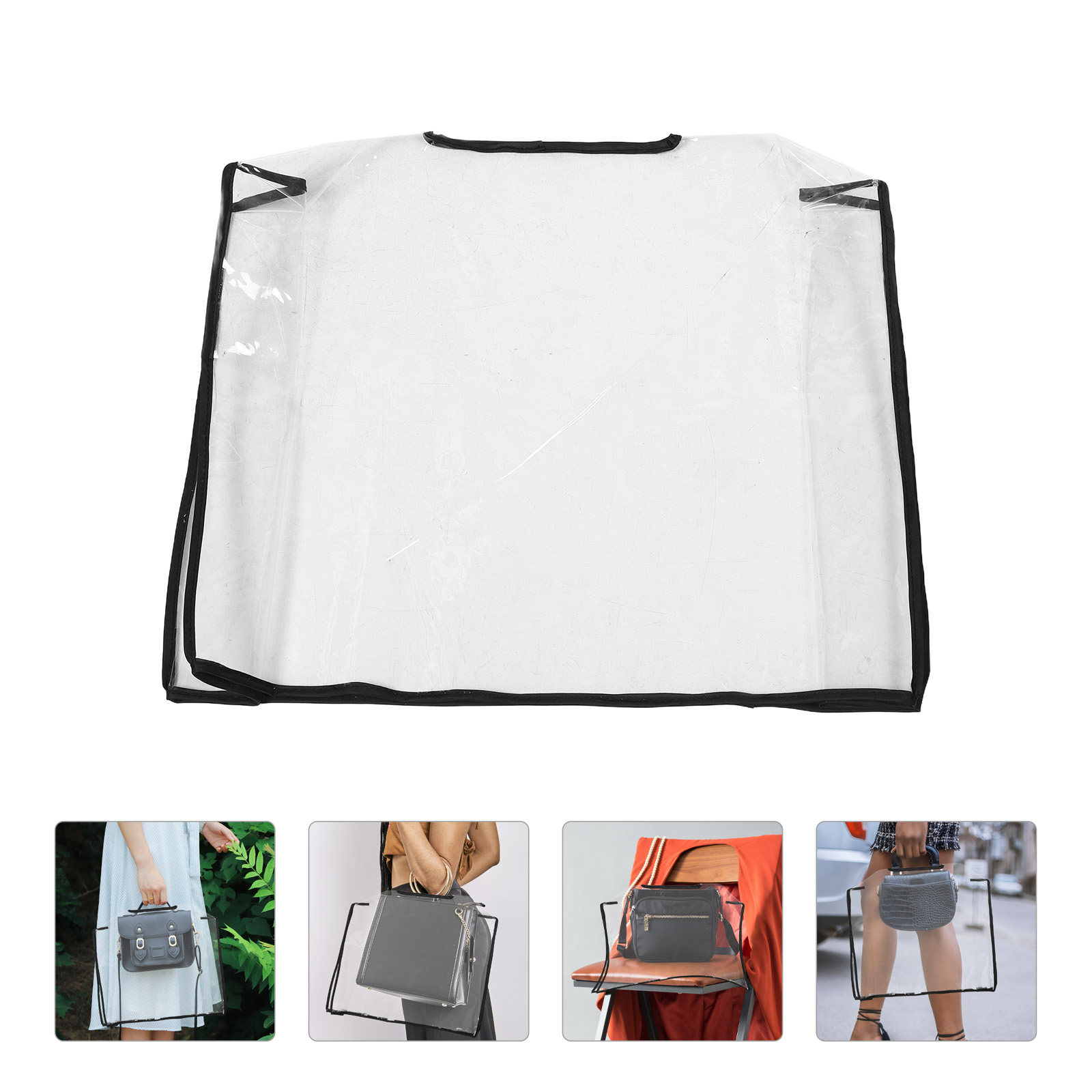 Rain Cover Backpack - Eva Tote Bag Doorzichtige Handtas Stofhoes
