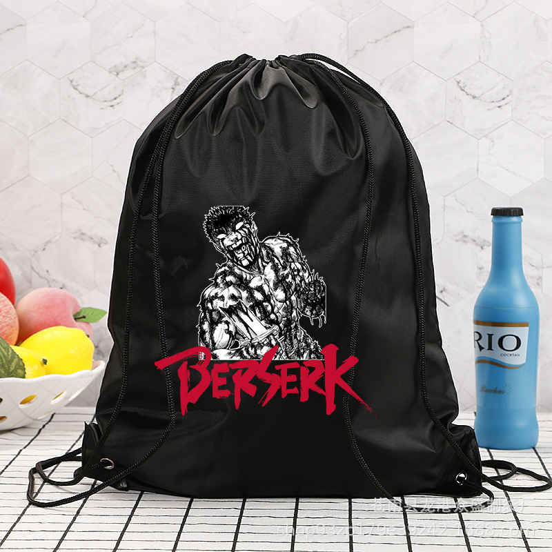 Drawstring Gym Bag - Japanse Anime Berserk Trekkoord Waterdichte Sport
