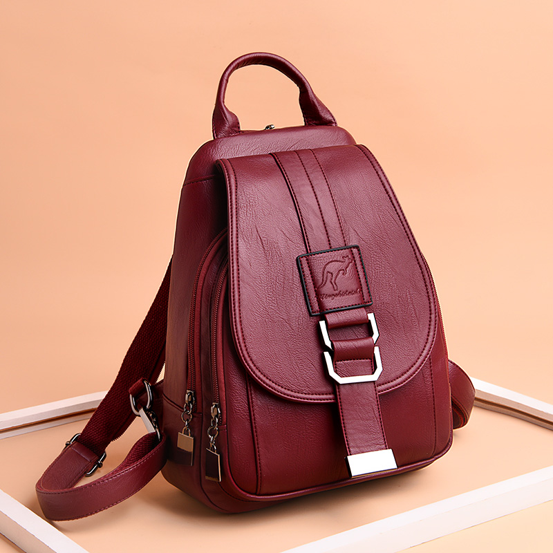 Leather Backpack Vintage - Hot 6 Color Vrouwen Rugzakken Vrouwen