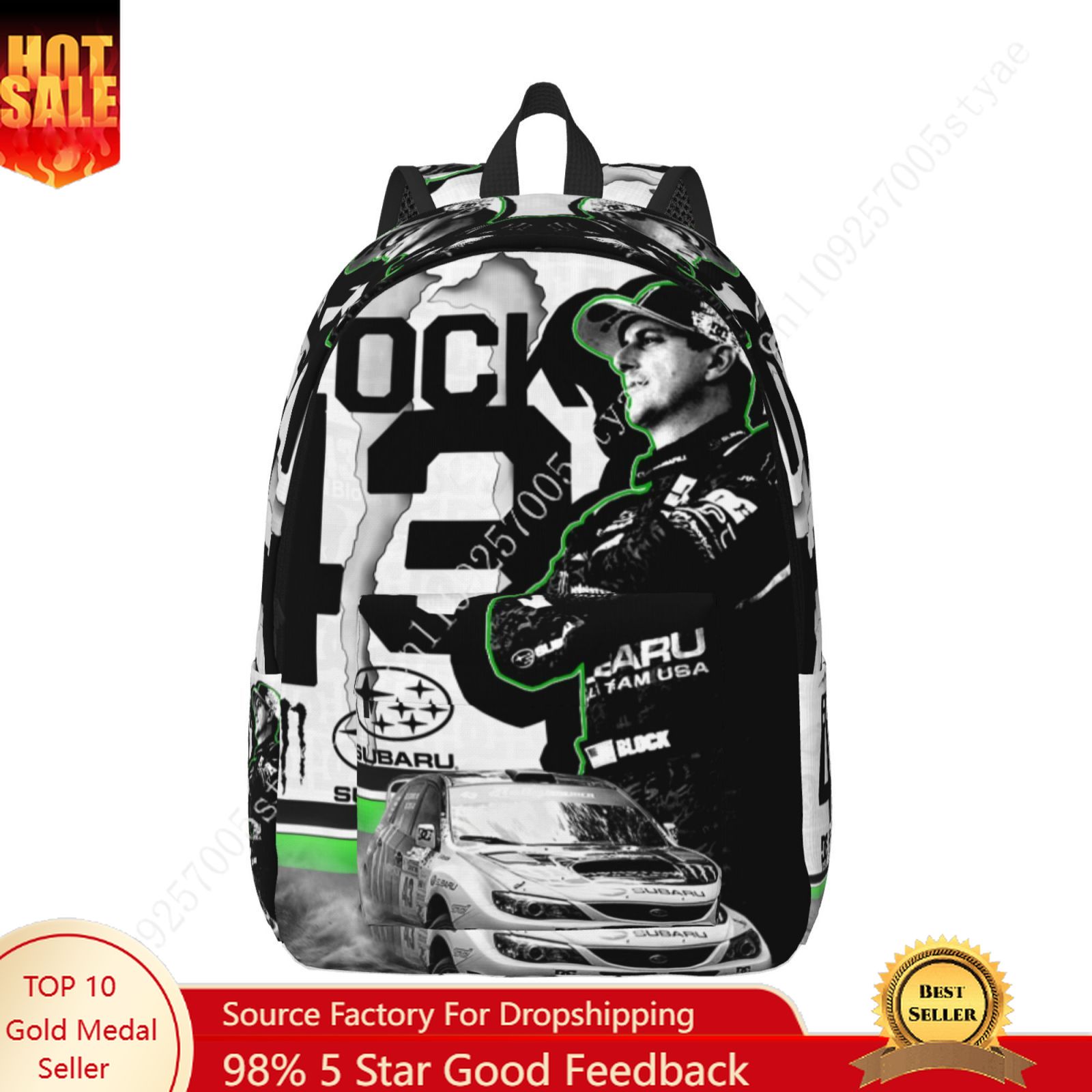 Canvas Backpack Casual - Ken Block 43 Custom Canvas lichtgewicht