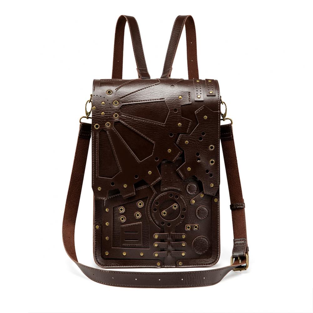 Steampunk Retro Gear Rugzak Vi - Leather Backpack Vintage recensie en prijs
