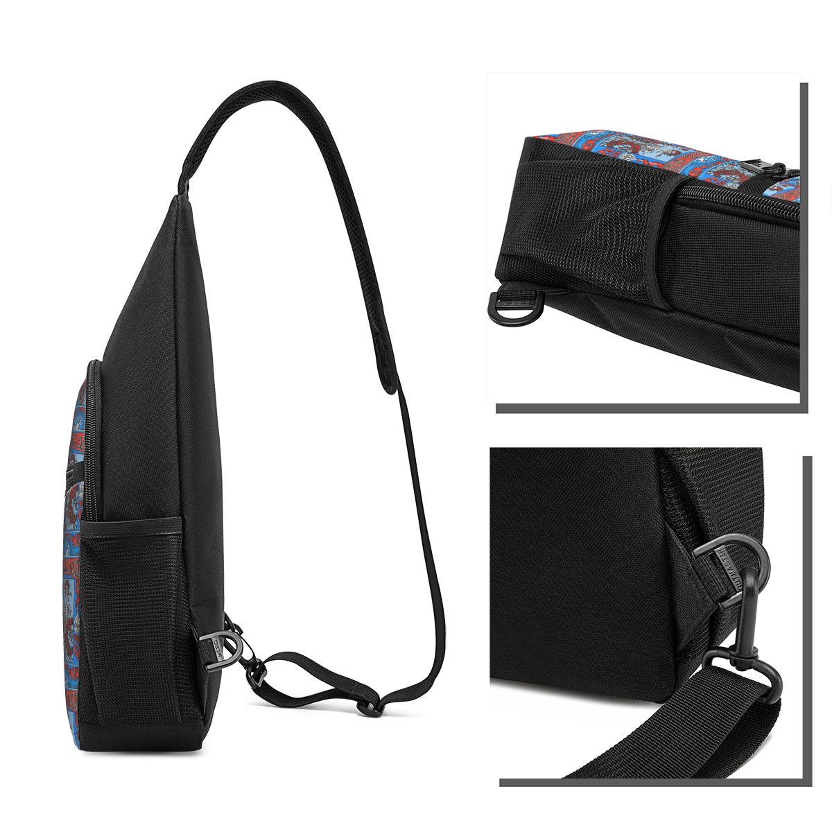 Grateful Dead Rock Band Borstt - Sling Backpack Shoulder recensie en prijs