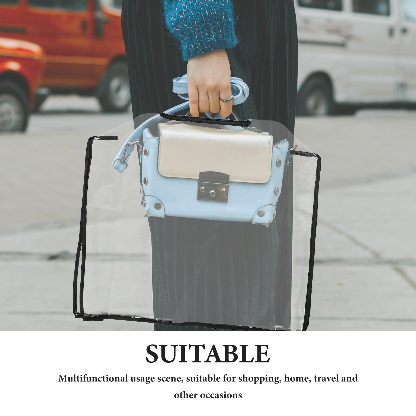 Eva Tote Bag Doorzichtige Hand - Rain Cover Backpack recensie en prijs