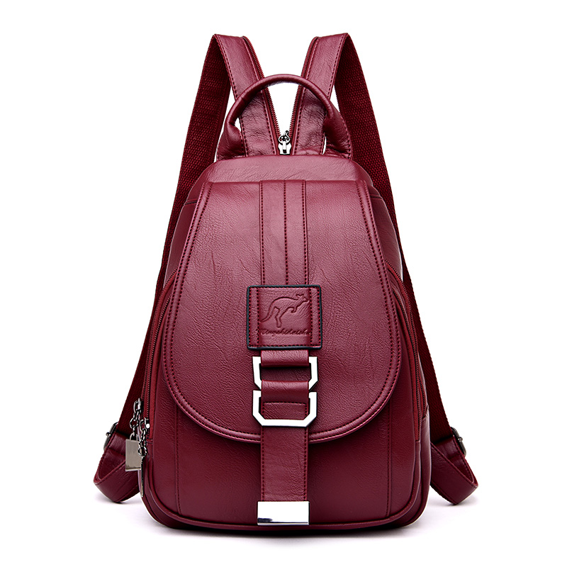 Hot 6 Color Vrouwen Rugzakken  - Leather Backpack Vintage recensie en prijs