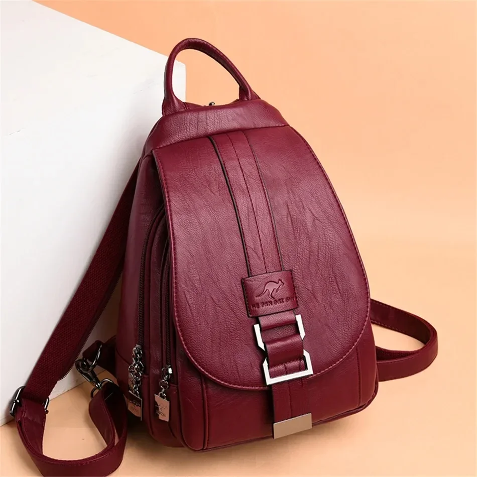Multifunctionele dames leren r - Leather Backpack Vintage recensie en prijs
