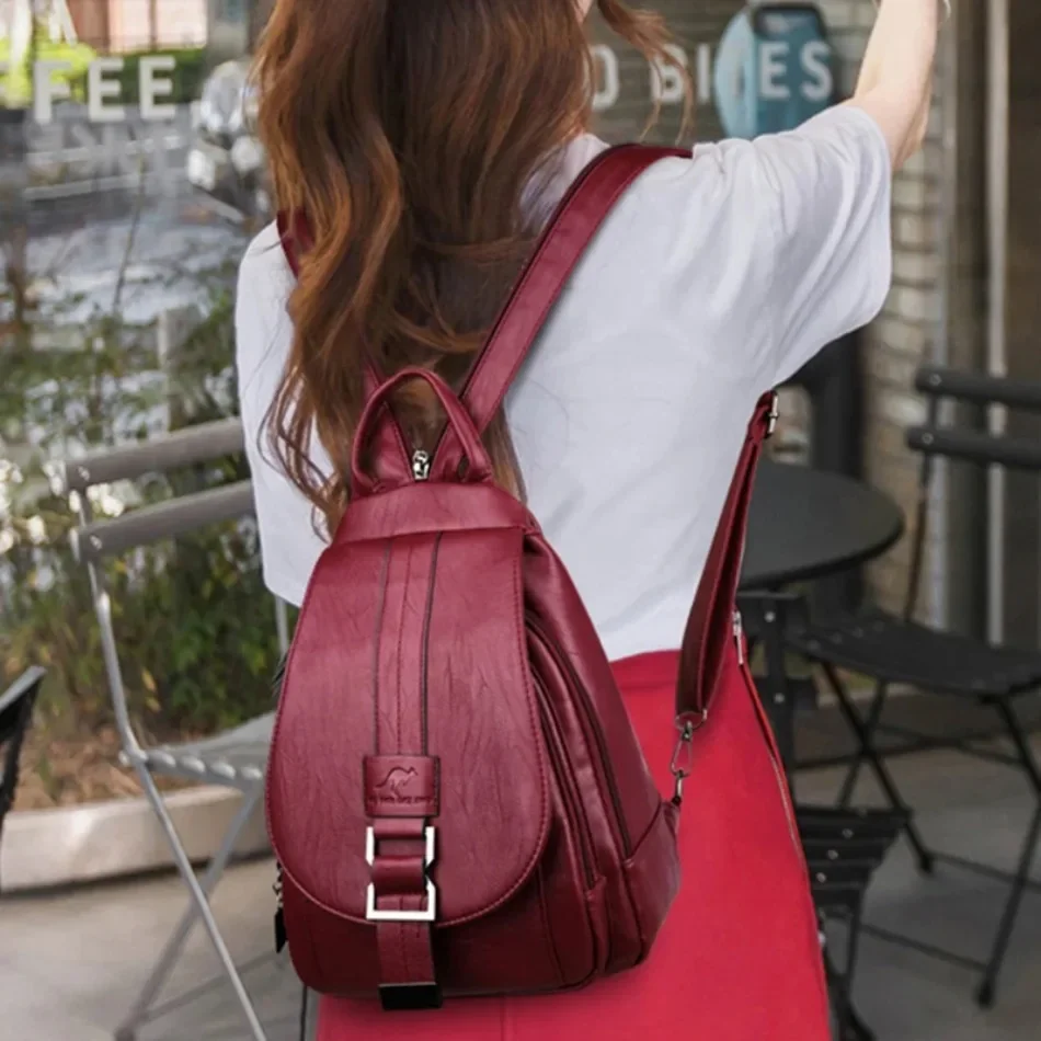 Multifunctionele dames leren r - Leather Backpack Vintage recensie en prijs