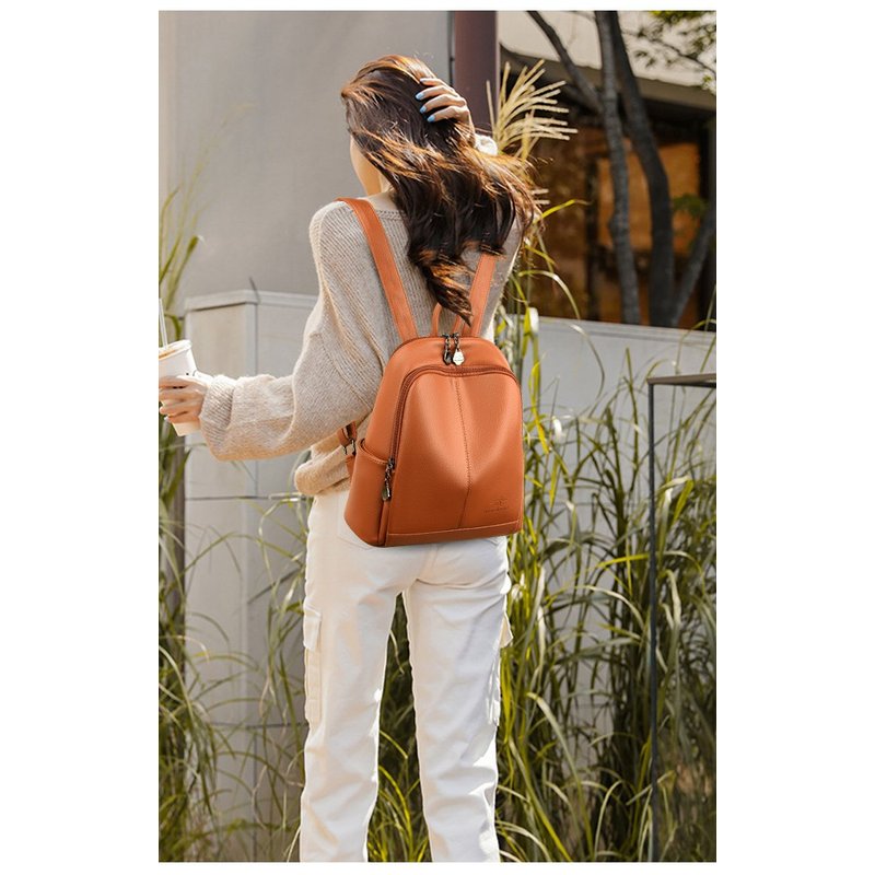 Nieuwe Koreaanse zachte PU led - Leather Backpack Vintage recensie en prijs